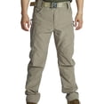thumbnail image 1 of Cargo Pants for Men - Mens Lightweight Ripstop Tactical Pant Water Resistant Windbreaker Outdoor Hiking Work Sweatpant, 1 of 6