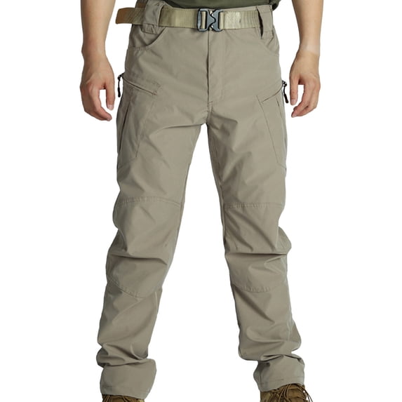 Cargo Pants for Men - Mens Lightweight Ripstop Tactical Pant Water Resistant Windbreaker Outdoor Hiking Work Sweatpant