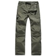 thumbnail image 1 of Cargo Pants for Men Outdoor Performance Sun Hiking Straight Leg Camping Adventure Travel Hiking Trousers Army Green L, 1 of 8