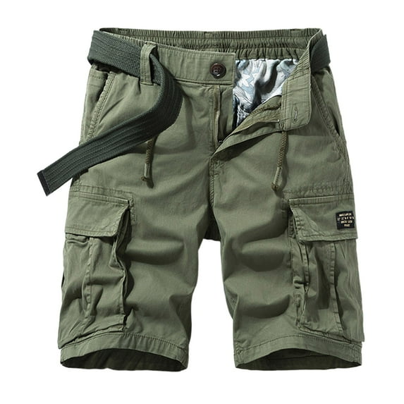 Cargo Pants for Men Pocket Loose Fit Shorts Stylish Straight Leg Lightweight Trousers Casual Comfort Outdoor Daily Wear