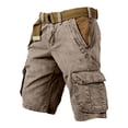 thumbnail image 1 of Cargo Pants for Men Straight Leg Comfortable Lightweight Trousers Spring Fall Casual Comfort Outdoor Daily Wear, 1 of 2