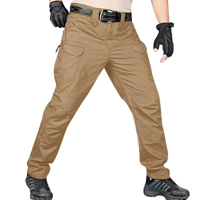 Cargo Pants for Men with Multi-Pocket Comfy Lightweight Cargo Pants ...