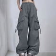 thumbnail image 1 of Cargo Pants for Women High Waisted Wide Leg Sweatpants Women Relaxed Fit Womens Pants Casual Baggy Pants for Women, 1 of 3