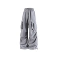 thumbnail image 1 of Cargo Pants for Women with Pockets High Waist Lightweight Stretchy Hiking Casual Streetwear Baggy Wide Leg Pants, 1 of 3