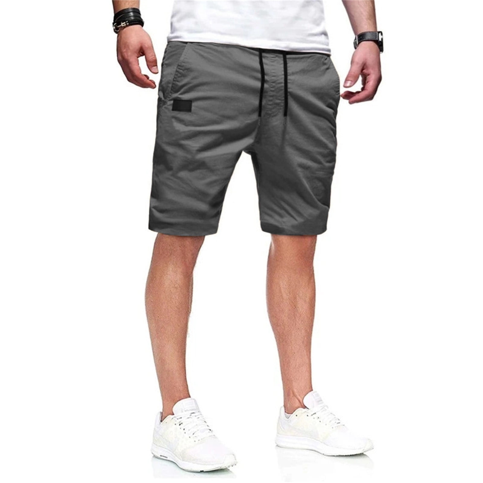 Cargo Plus Size Workout Casual Gym Summer Shorts for Men,Men's Classic
