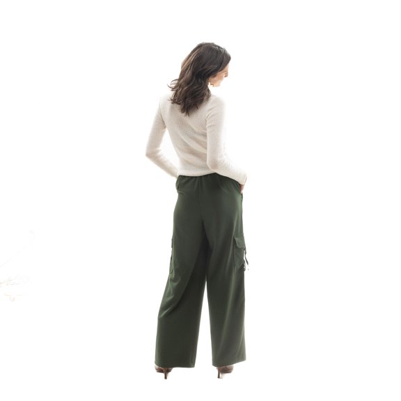 Cargo Pocket Wide Leg Trouser