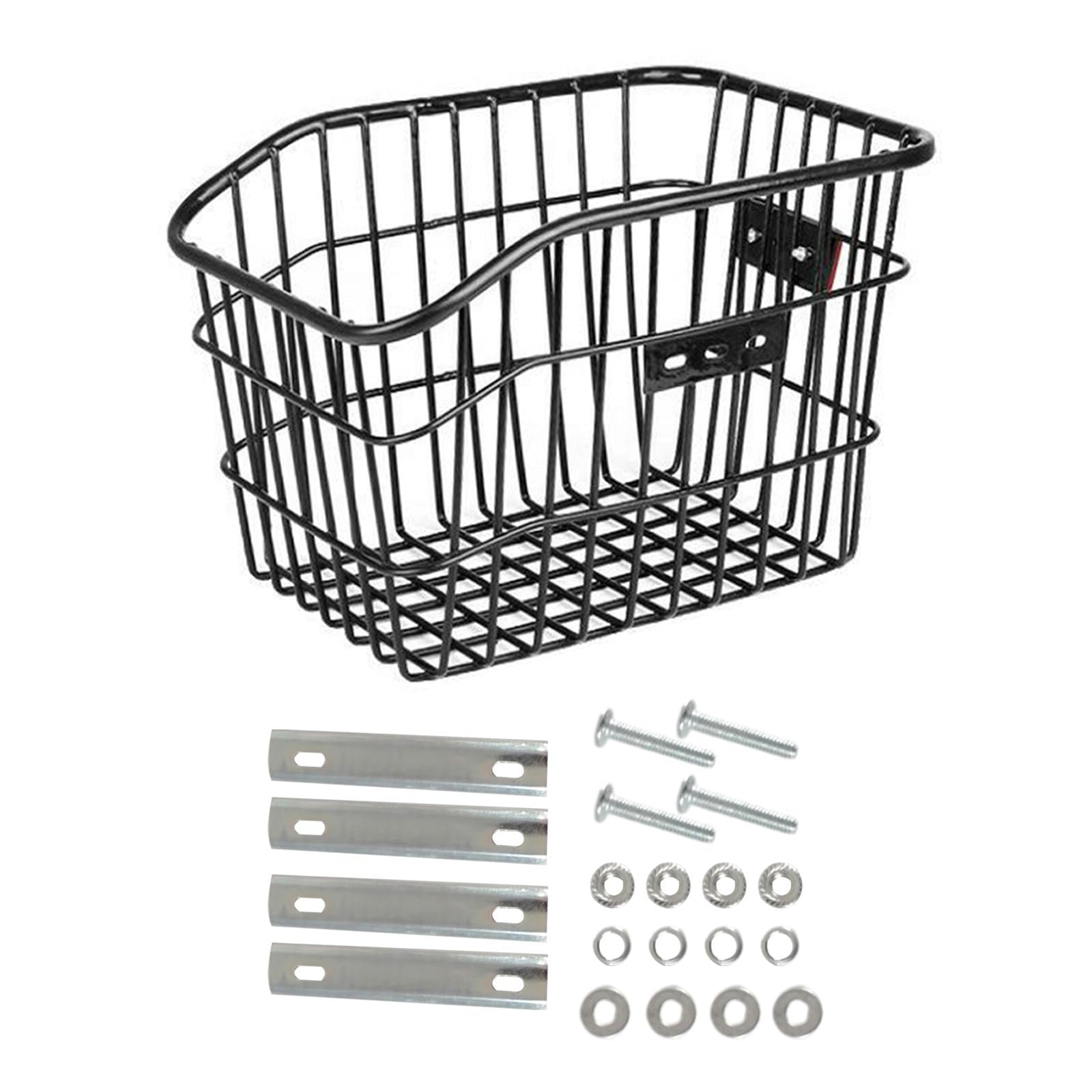 Cargo Rack Bag Storage Basket Easy to Install Rear Rack Bike Baskets