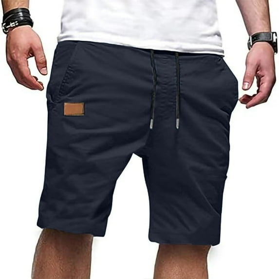 Cargo Short Pants For Men with Pockets Big and Tall Solid Color Lightweight Outdoor Pants Workwear for Men Travel Golf Camping Gifts for Men Brown XL