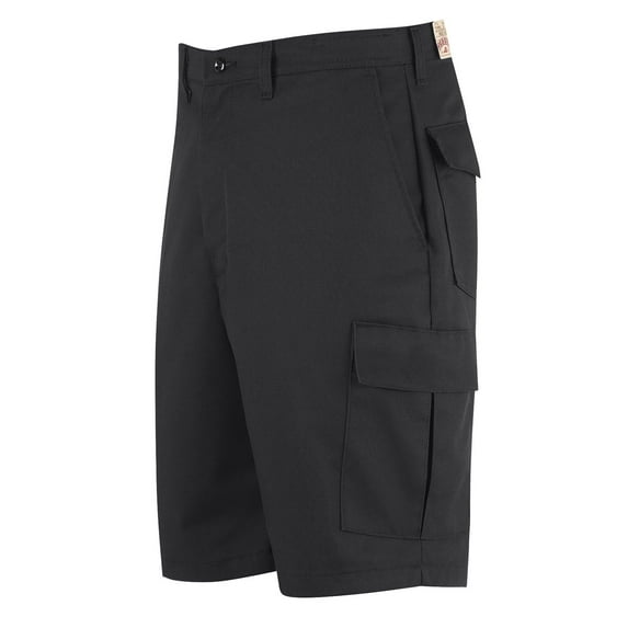 Red Kap PT66 Men's Cargo Shorts, Black, 42W