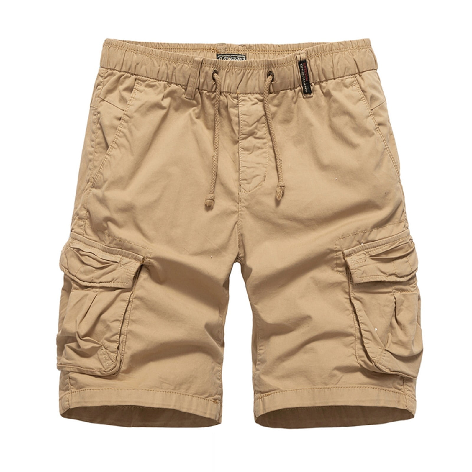 Cargo Shorts For Men Elastic Waist Casual Shorts With Pockets Summer