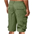 thumbnail image 1 of Cargo Shorts For Men Qiggri Men's Elastic Waist Cargo Shorts Multi Pockets Lightweight Quick Dry Casual Work Shorts, 1 of 6