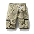 thumbnail image 1 of Cargo Shorts For Men Qiggri Men's Stretch Cargo Shorts Casual Drawstring Classic Summer Short With Multi Pockets Mens Work Shorts, 1 of 9
