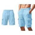 thumbnail image 1 of Cargo Shorts Jogging with Pocket Hiking Shorts Lounge Summer Clothes Essentials Shorts, 1 of 5