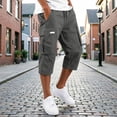 thumbnail image 1 of Cargo Shorts Men Joggers with Pockets Cycling Shorts Casual Summer Clothes Short for Men, 1 of 6