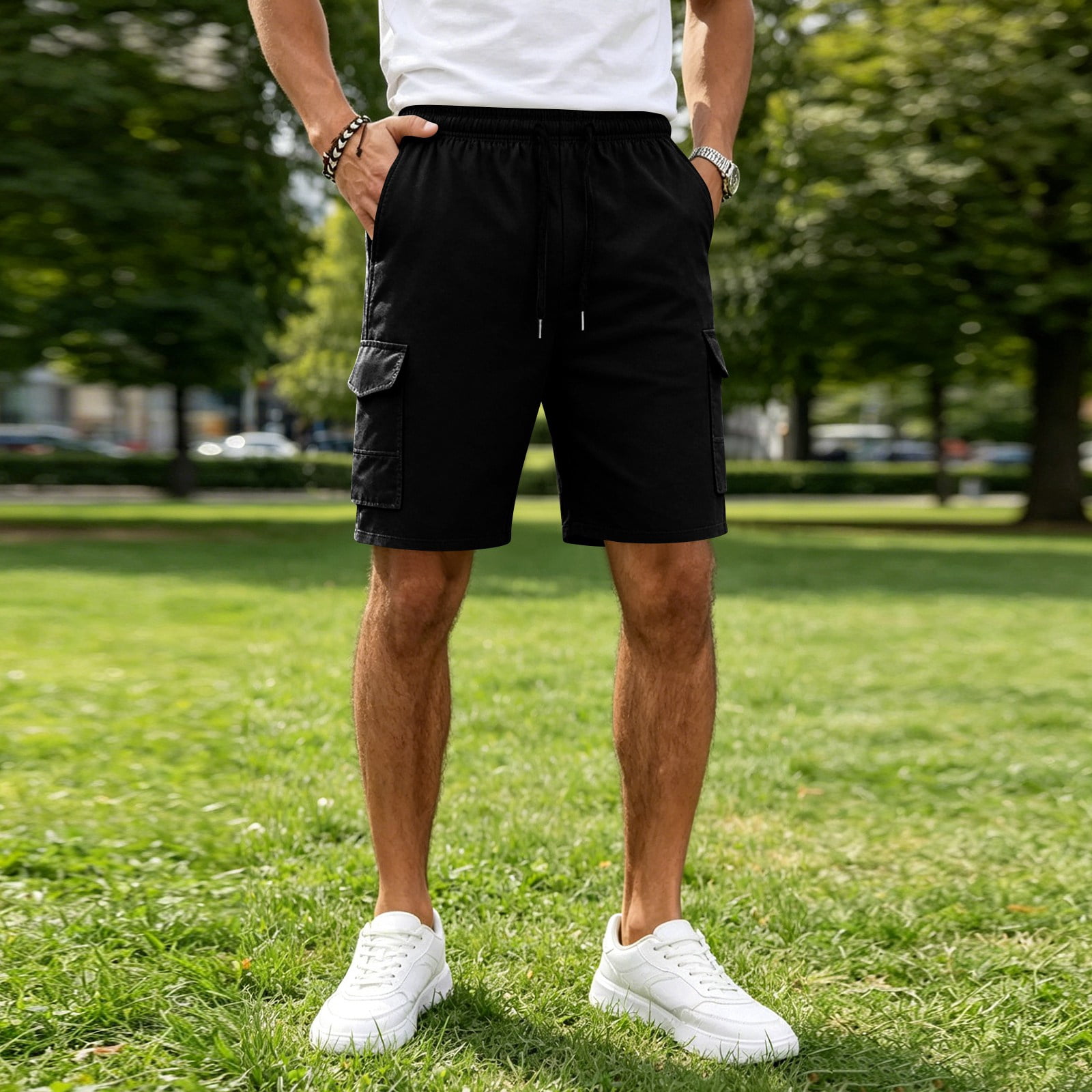 Cargo-Shorts-Men-Lightweight-