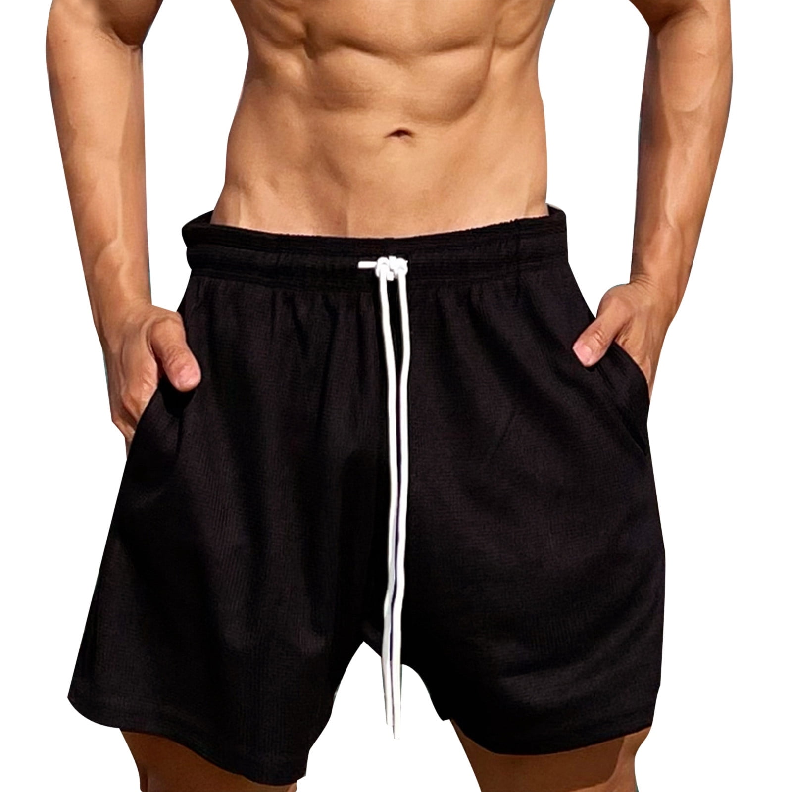 Cargo Shorts for Men Relaxed Fit Mens Blue Jean Shorts Men's Khaki