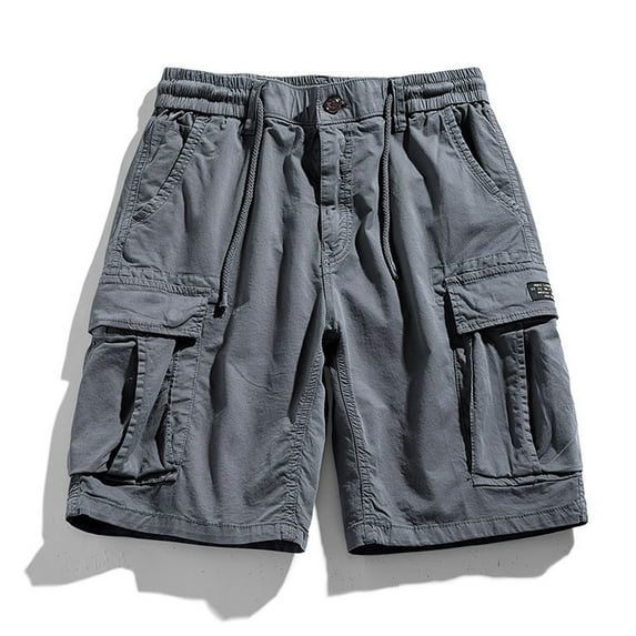 Cargo Shorts for Men Relaxed Fit,Mens Cargo Shorts Big and Tall Loose Fit Below Knee,Mens Baggy Cargo Shorts,Men's Cargo Shorts Mens Running Shorts Multiple Utility Pockets Elastic Hiking Shorts