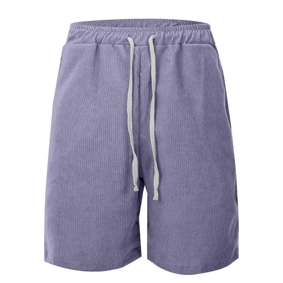Cargo Shorts Men – Zipper Pocket Travel Fit Men's Casual Corduroy Shorts Comfortable Breathable Summer Shorts For Daily Wear Sports Outdoor Activities Lightweight Relaxed Fit