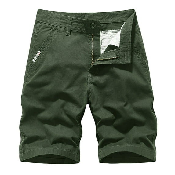 Cargo Shorts Men's Size Sports And Multi Pockets Relaxed Summer Beach Shorts Pants Cargo Shorts for Men Army Green M