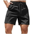 thumbnail image 1 of Cargo Shorts for Mens Summer 5 Inch Quick Dry Gym Workout Shorts Absorb Sweat Quick Dry Sweatpants Knee Length Bermuda Shorts Gym Traning Track Joggers Pants with Pockets, 1 of 7