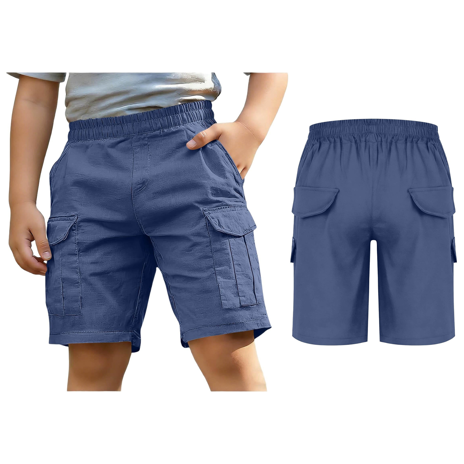 Cargo Shorts for Boys Athletic Basketball Shorts Casual Cargo Shorts School Uniform Shorts Boys Shorts Size 12-13 Years