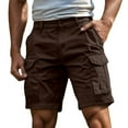 thumbnail image 1 of Cargo Shorts for Men 5 Inch Relaxed Fit Button-Fly Quick Dry Stretch Lightweight Tactical Wear Hiking with Multi Pockets, 1 of 6