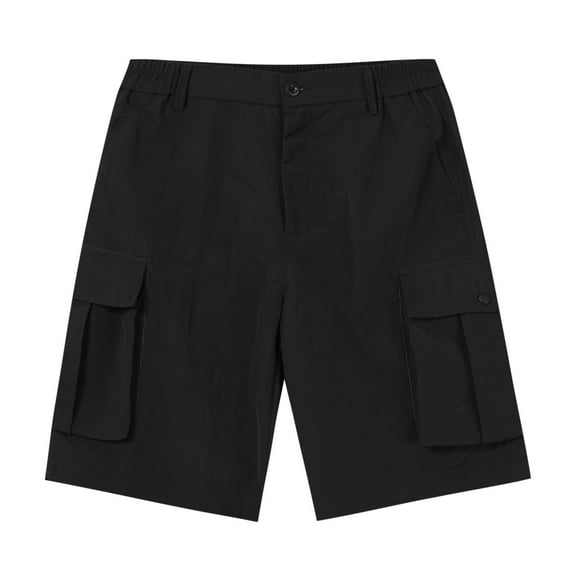 Cargo Shorts for Men AnuYalue Men's Cargo Shorts Elastic Waist Casual Shorts Classic Drawstring Utility Cargo Shorts with Multi Pockets Mens Cargo