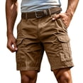 thumbnail image 1 of Cargo Shorts for Men Multiple Pockets Lightweight Summer Casual Outdoor Work Hiking Fit Relaxed Short Waist Shorts, 2XL, 1 of 8