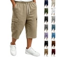 thumbnail image 1 of Cargo Shorts for Men Outdoor Work Athletic Walking Pants Hiking Fit Summer Casual Tactical Shorts with Multi Pockets, L, 1 of 8
