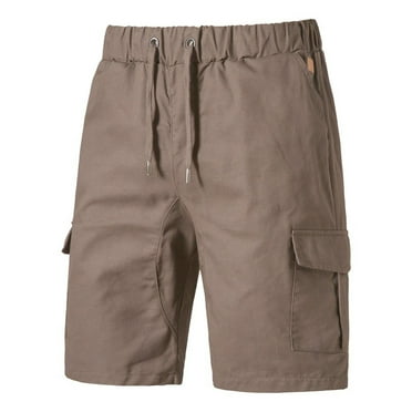 ZKCCNUK Cargo Shorts for Men Patchwork Casual Shorts Solid Color Multi Pocket Sports Workwear Five Quarter Shorts M-3XL