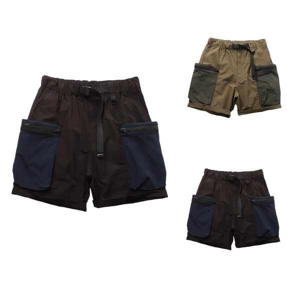 Cargo Shorts for Men Summer Lightweight Elastic Waist Straight Leg Relaxed Fit Casual Shorts with Pockets