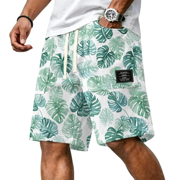 Cargo Shorts for Men Summer Quick Dry Casual Shorts Drawstring Baggy Comfy Gym Pants Bermuda Soft Sweat Shorts S