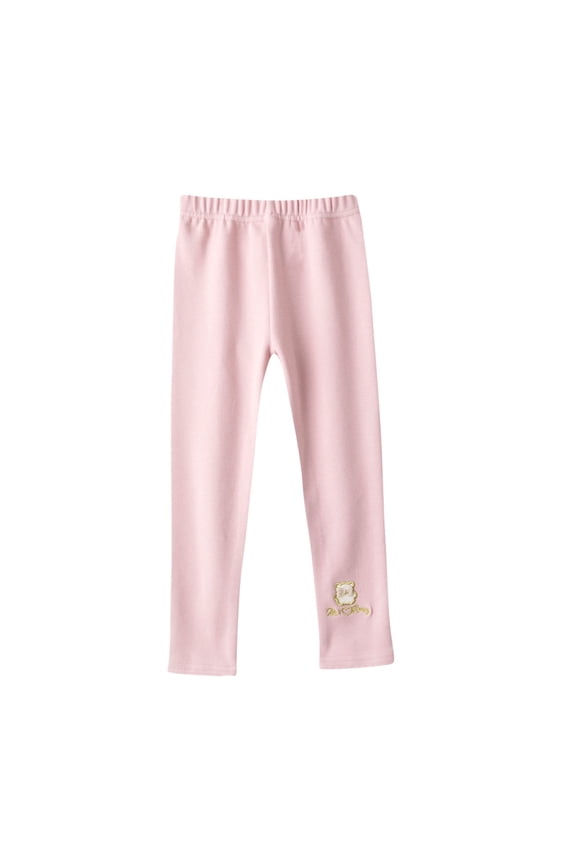 Cargo Sweatpants for Boys Girls Full Length Pants Child's Summer Printed Boys and Girls Baby Botton Long Pants Denim Cute Full Length Pants Overalls Pinks 110