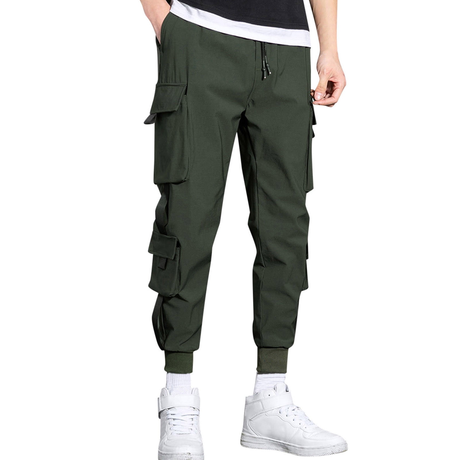 Cargo Sweatpants For Men Cargo Pant Solid Green L - Walmart.com
