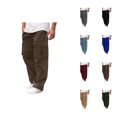 thumbnail image 1 of Cargo Sweatpants for Men 2025 Straight Leg Loose Fit Baggy Joggers with Pockets Mens Casual Pants Trousers, 1 of 8