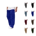 thumbnail image 1 of Cargo Sweatpants for Men 2025 Straight Leg Loose Fit Baggy Joggers with Pockets Mens Casual Pants Trousers, 1 of 8