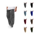 thumbnail image 1 of Cargo Sweatpants for Men 2025 Straight Leg Loose Fit Baggy Joggers with Pockets Mens Casual Pants Trousers, 1 of 8