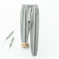 Cargo Sweatpants for Women Padded Casual Pants Warm Thickened Womens