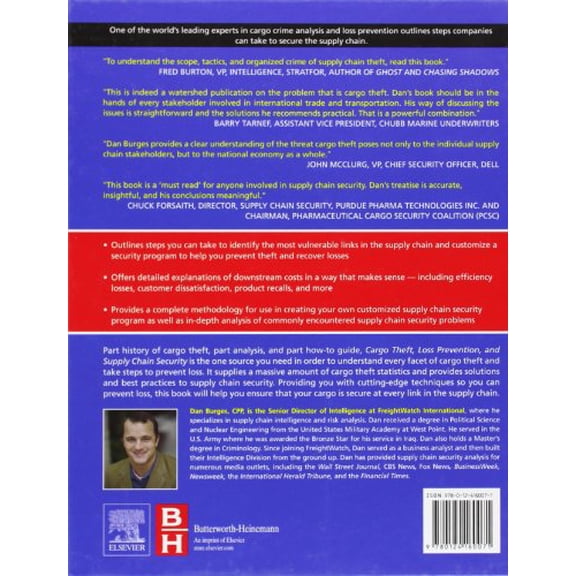 Pre-Owned Cargo Theft, Loss Prevention, and Supply Chain Security, (Hardcover)