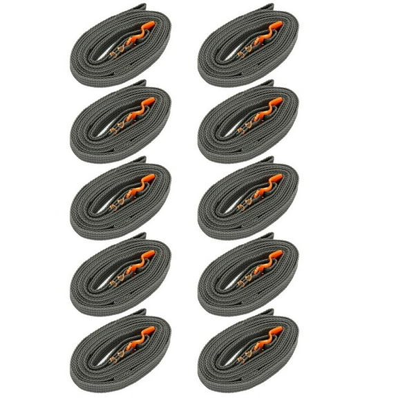 Cargo Tie-Down Straps with Snap-on Cinch Straps, A