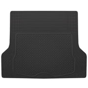 Cargo Trunk Floor Mat for Car SUV Van Black - Trimmable to Fit