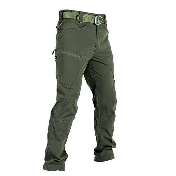 Cargo Work Pants for Men Combat Waterproof Outdoor Trousers Mens Sweatpants Training Hiking Practical Winter Thick