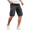 thumbnail image 1 of Cargo Work Shorts for Men Lightweight Athletic Shorts Multiple Pockets Lightweight Summer Gym Workout Pants, 1 of 4