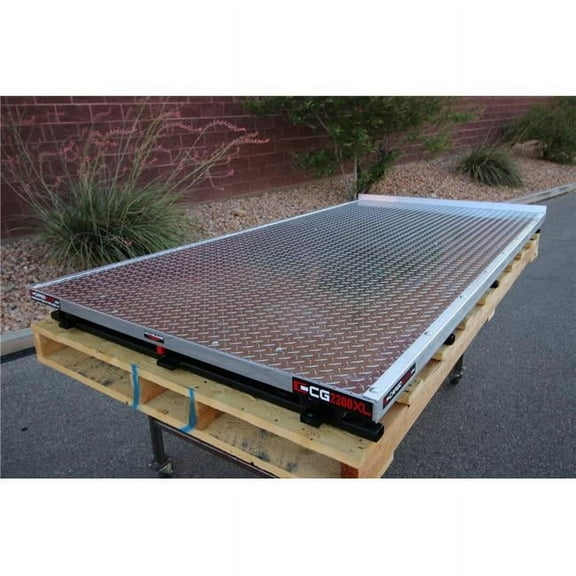CargoGlide CGSTLD-2-DIAMOND 0.18 in. Thick Steel Deck Upgrade with Diamond Plate Tread