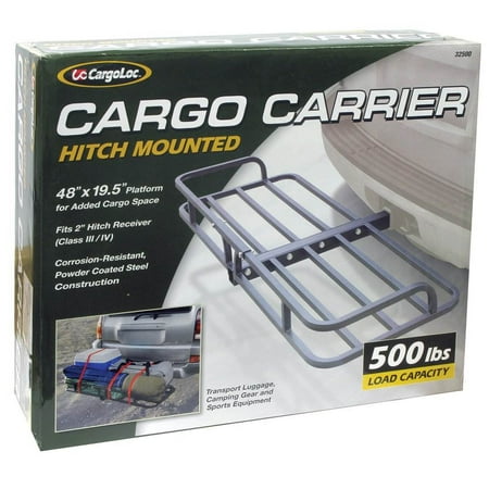 CargoLoc 32500 2" Rooftop Car & SUV Cargo Luggage Trailer Hitch Mount Carrier