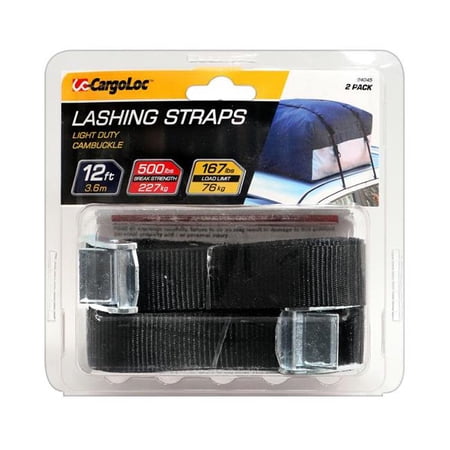 Cargoloc 84045 12 ft. 500 lbs Lashing Buckle, Camo - 2 Piece