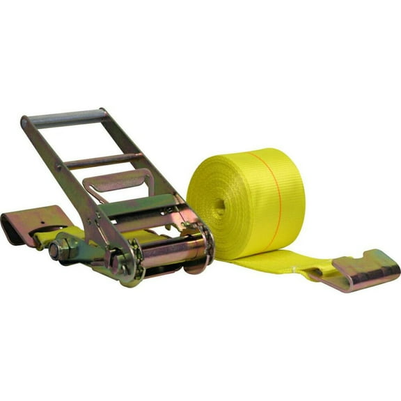 Allied International Cargoloc Flat Hook 4 Inch X 30Ft Ratchet Tie-Downs