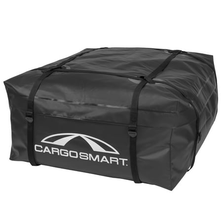 CargoSmart 6620 10 Cubic ft Soft Sided Car Top Carrier Bag, Black