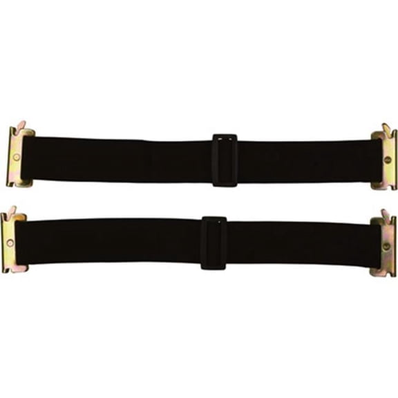 CargoSmart Adjustable Bungee Straps, 2-Pack, 16in.-24in.L, For E-Track and X-Track