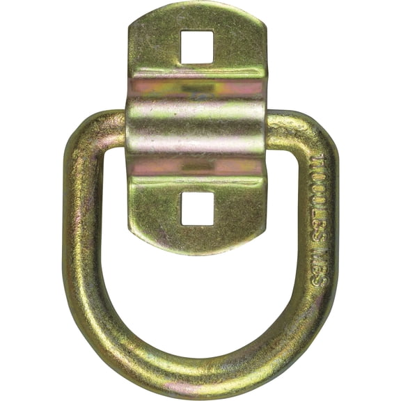 CargoSmart Bolt-On Heavy-Duty Forged D-Ring, 1/2in. Dia.